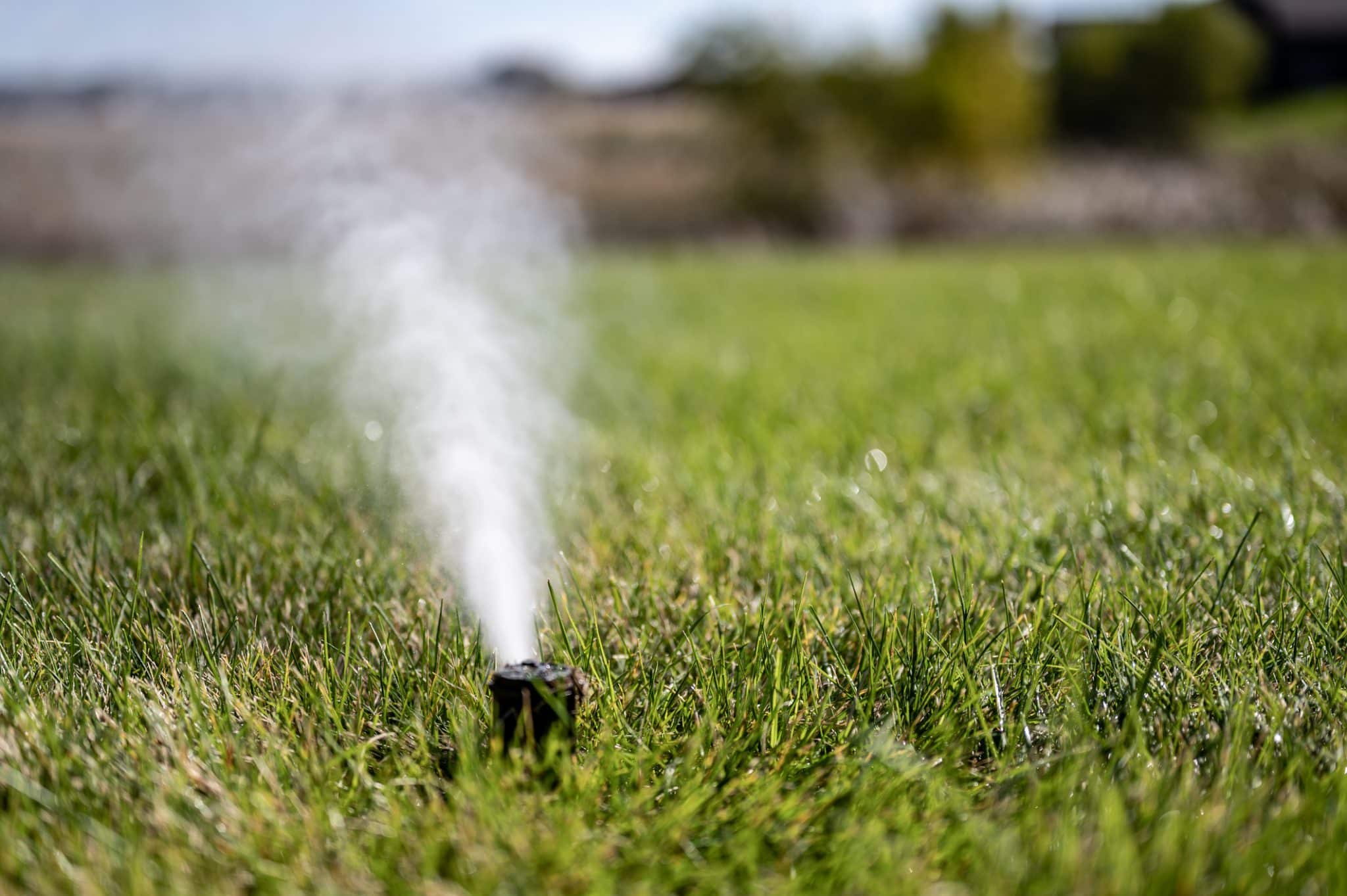 Outdoor Plumbing Winterizing Sprinkler System.