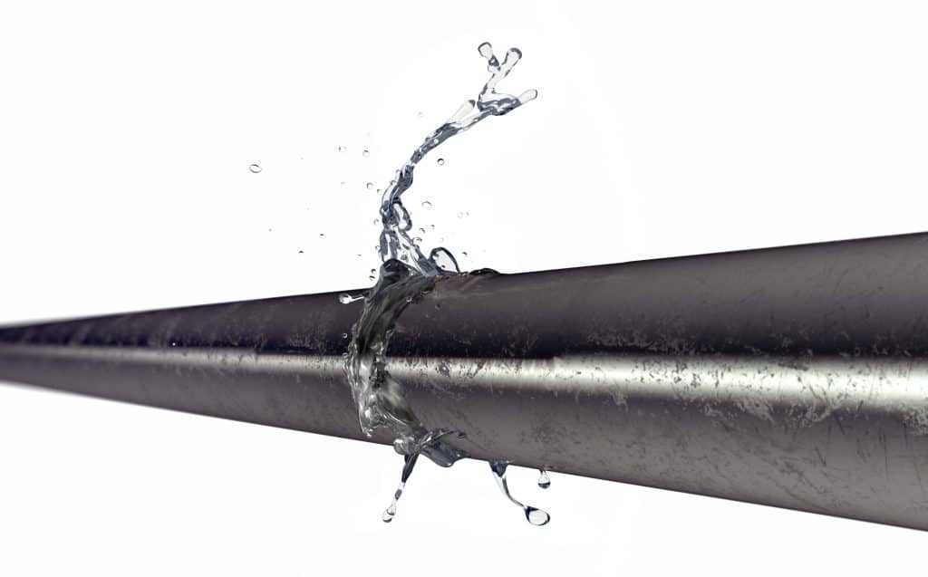 Burst Pipe.