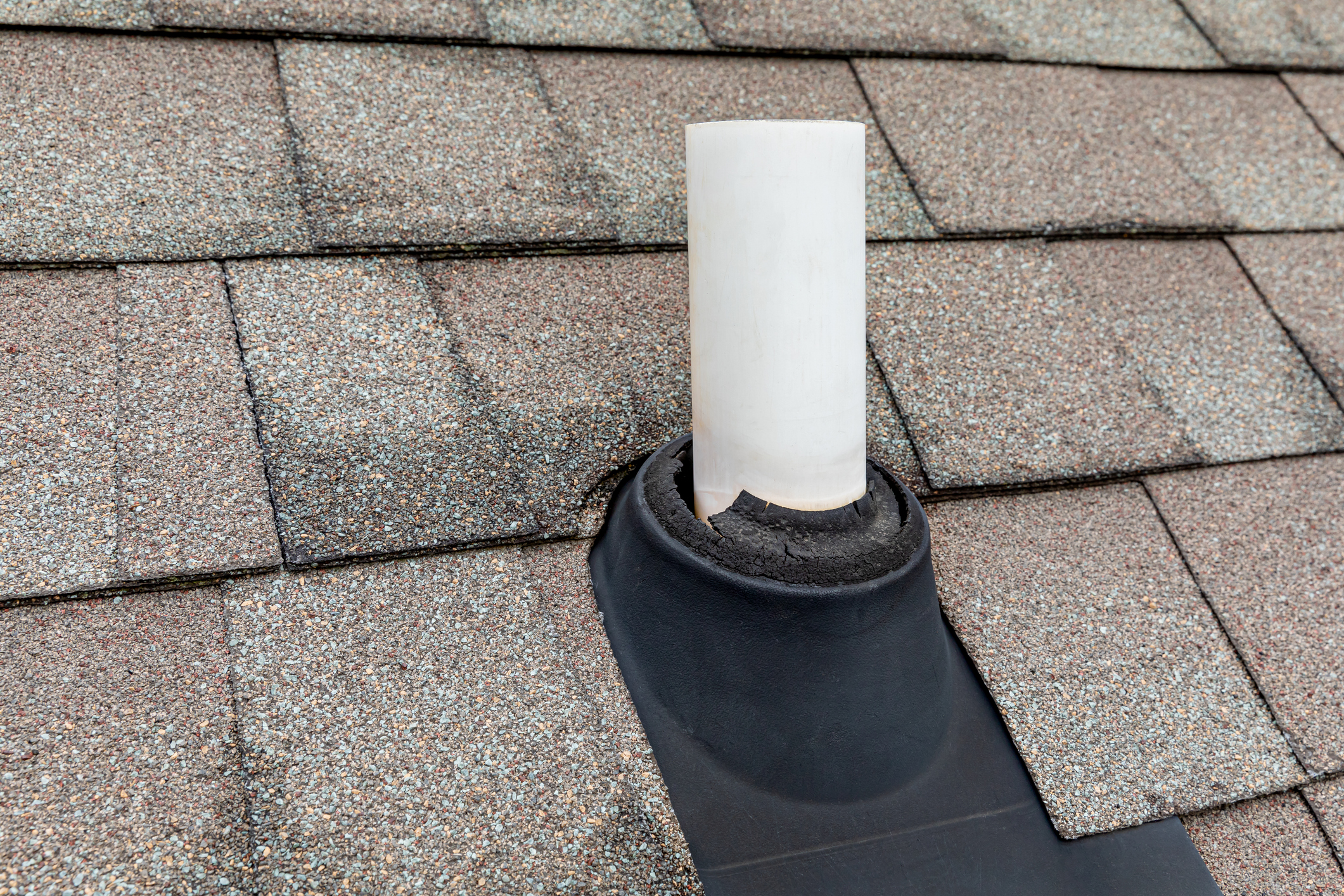 Plumbing Vent Blockage on roof of house.