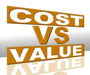 Cost Versus Value Sign, Strategic Plumbing Enhancements.