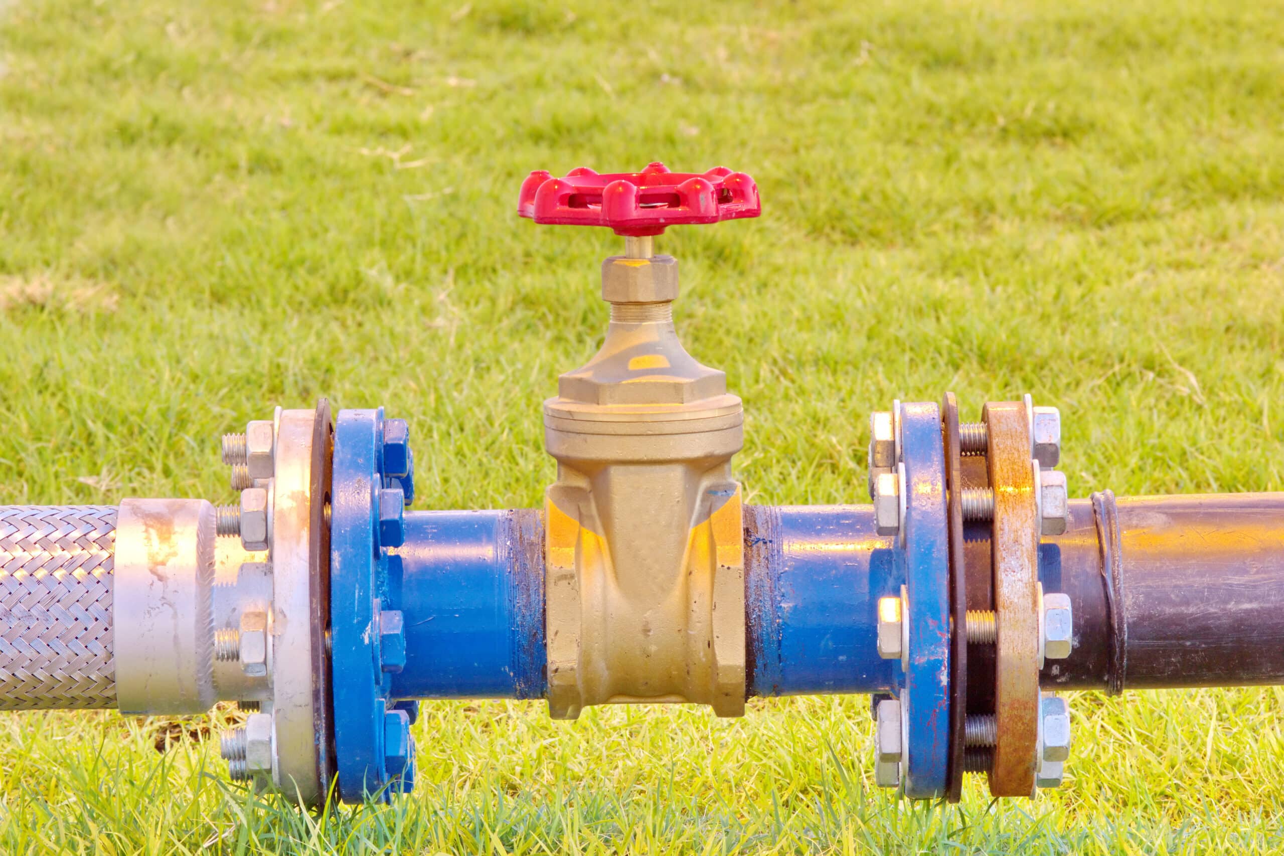 Gate valves, Modern Plumbing Valve Installation.