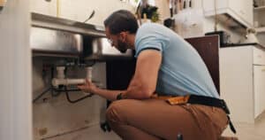 Inspection in kitchen, pipe and sink with search for leak, Extend the Durability of Your Plumbing Network.
