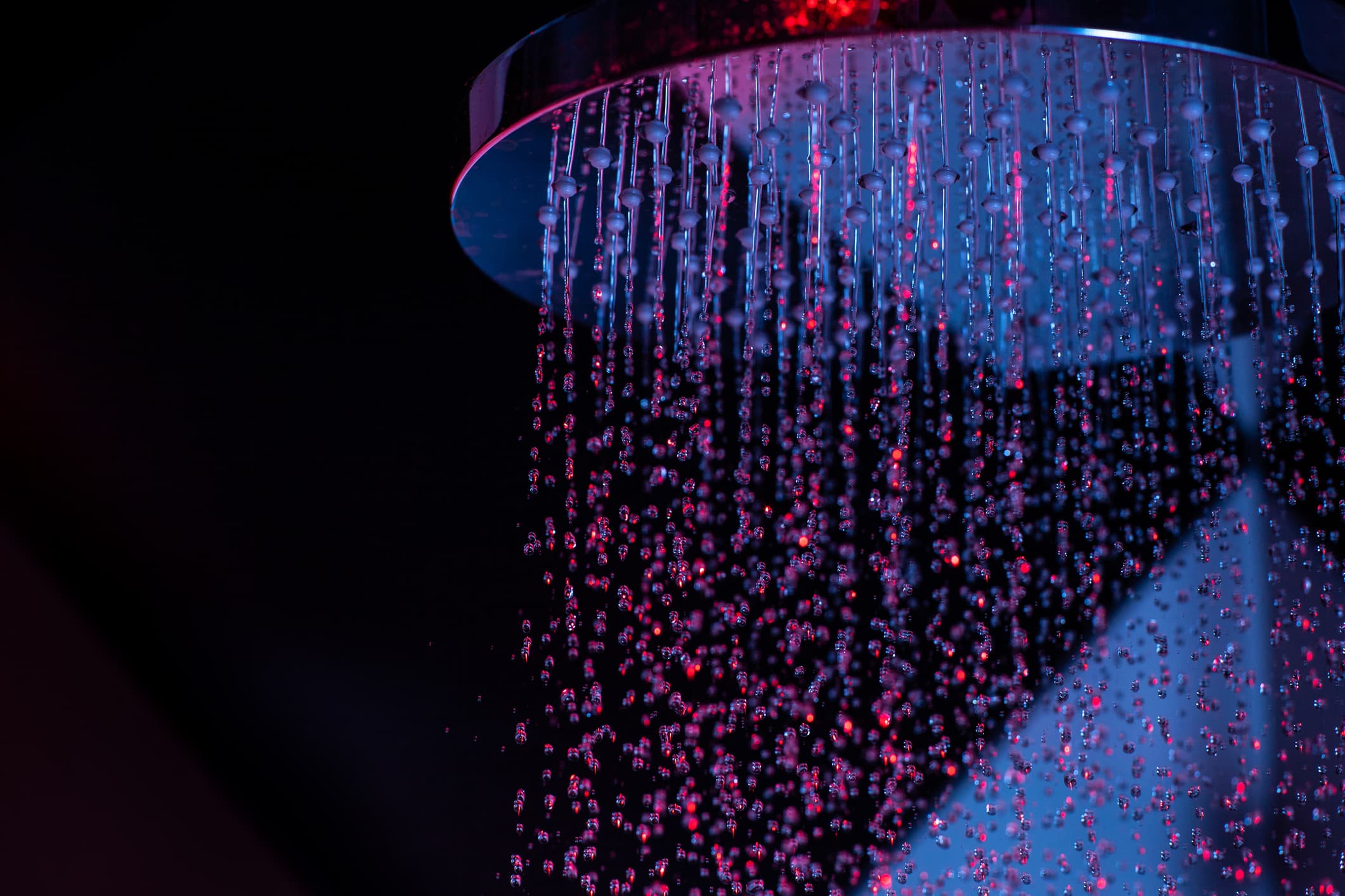 Smart shower head, High-Tech Plumbing Fixtures.