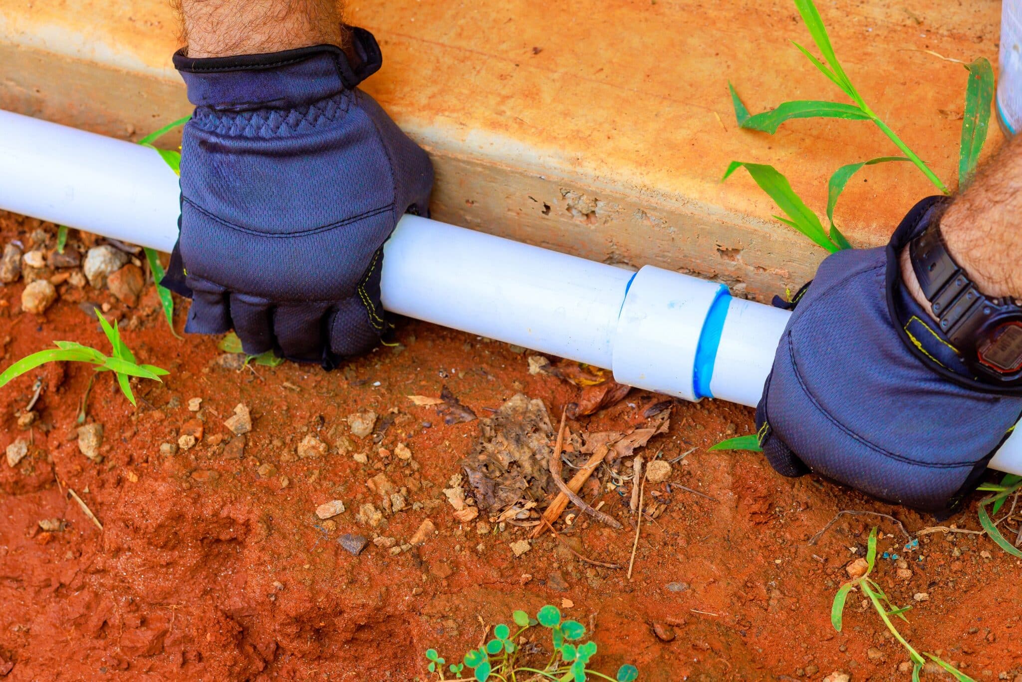 Water Line Replacement to stop frequent yard leaks - Punctual Plumber ...