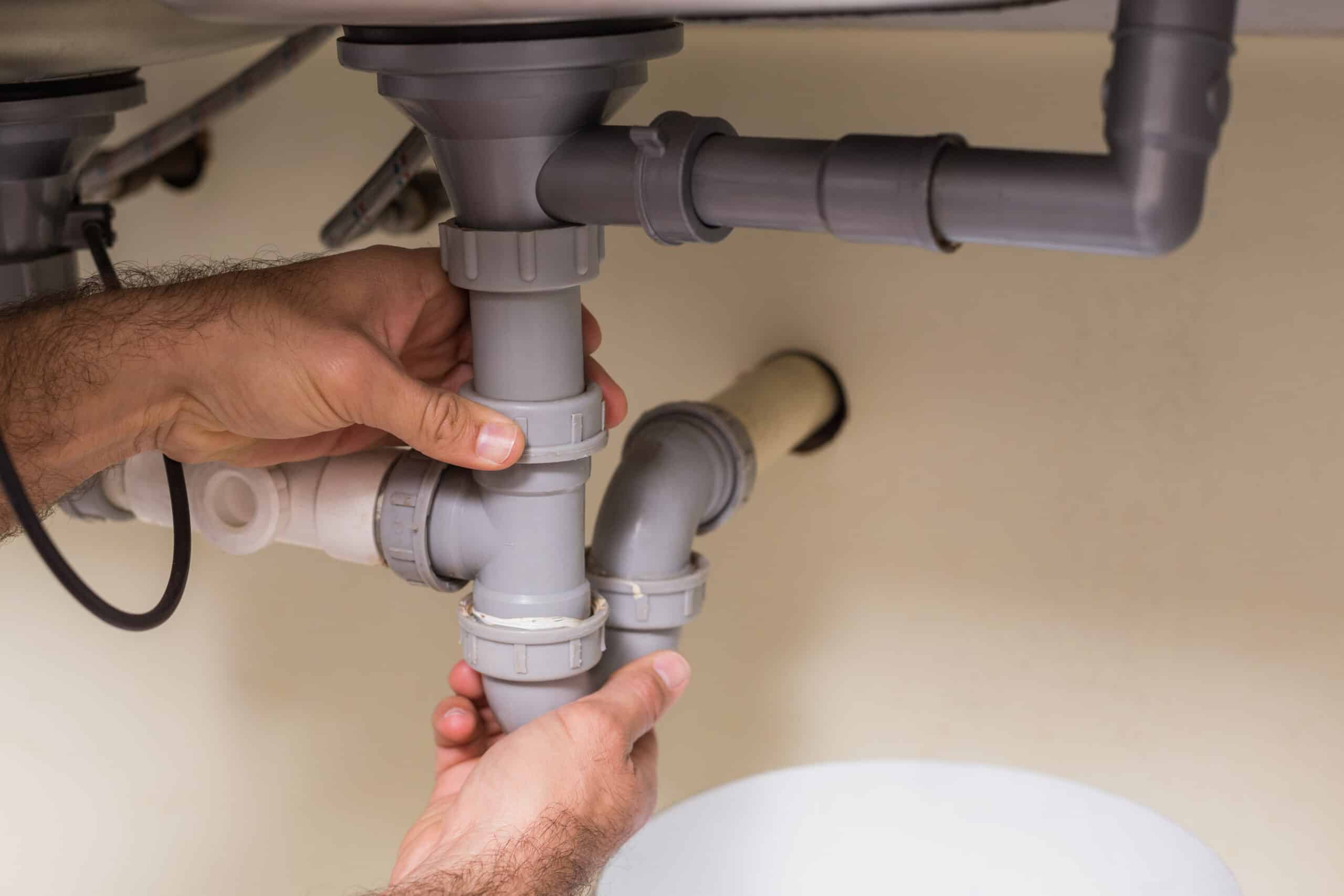Improperly functioning P-trap, Kitchen sink odors.