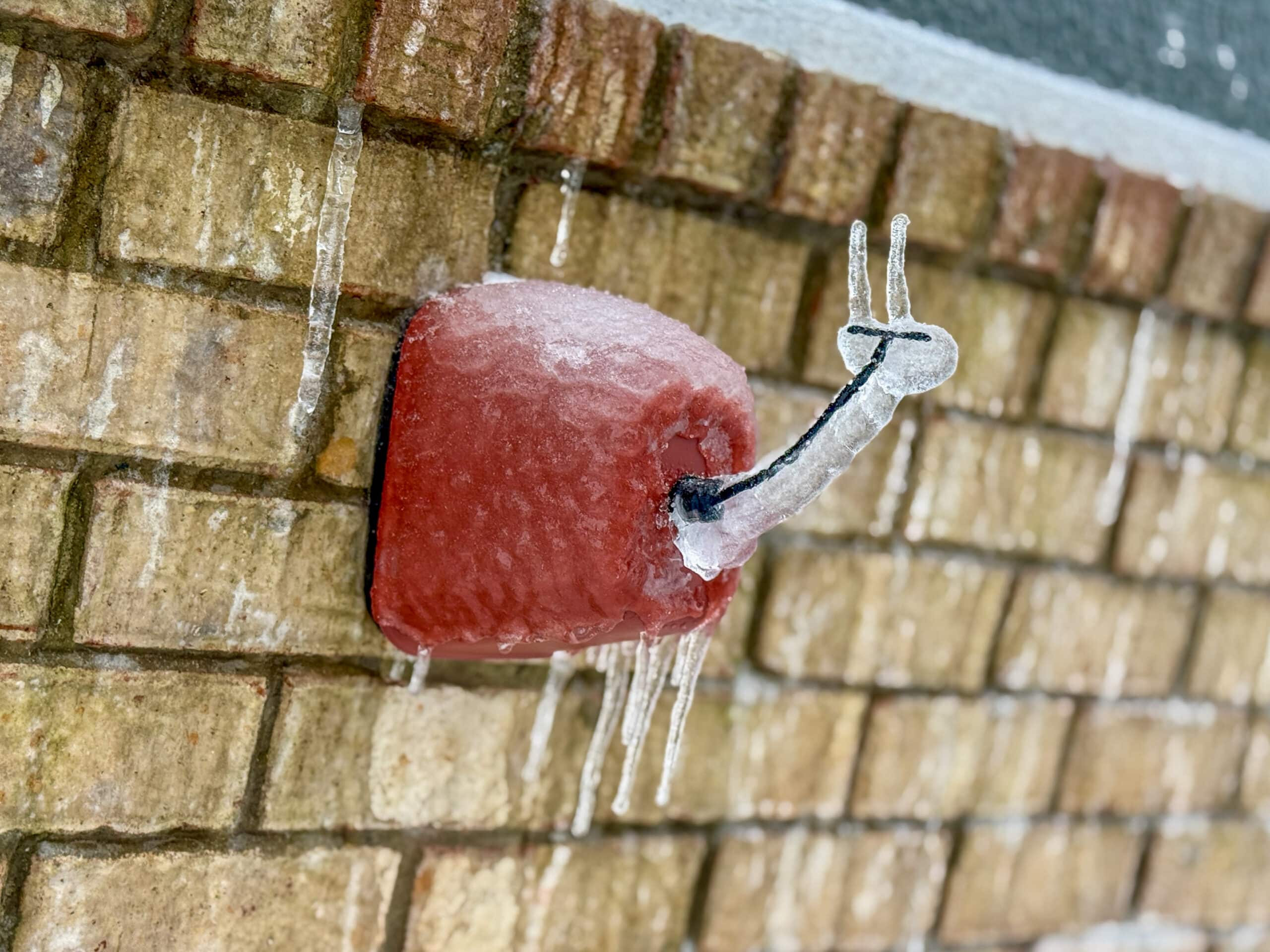 Winterize exterior taps to prevent freeze damage.