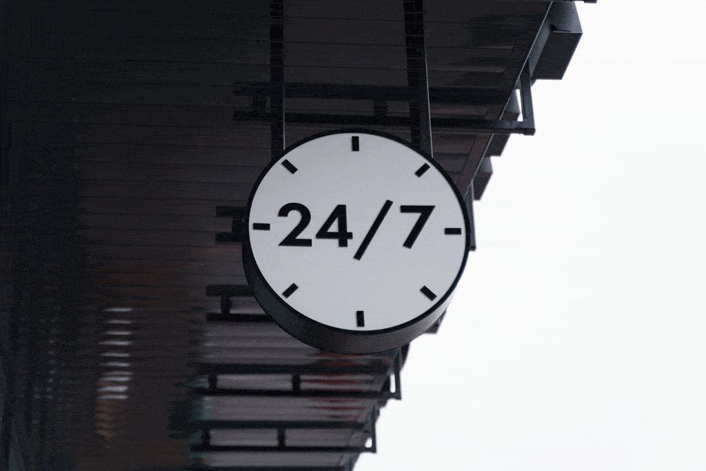 24 7 on a clock hanging in the air water heater replacement dallas tx ft worth tx
